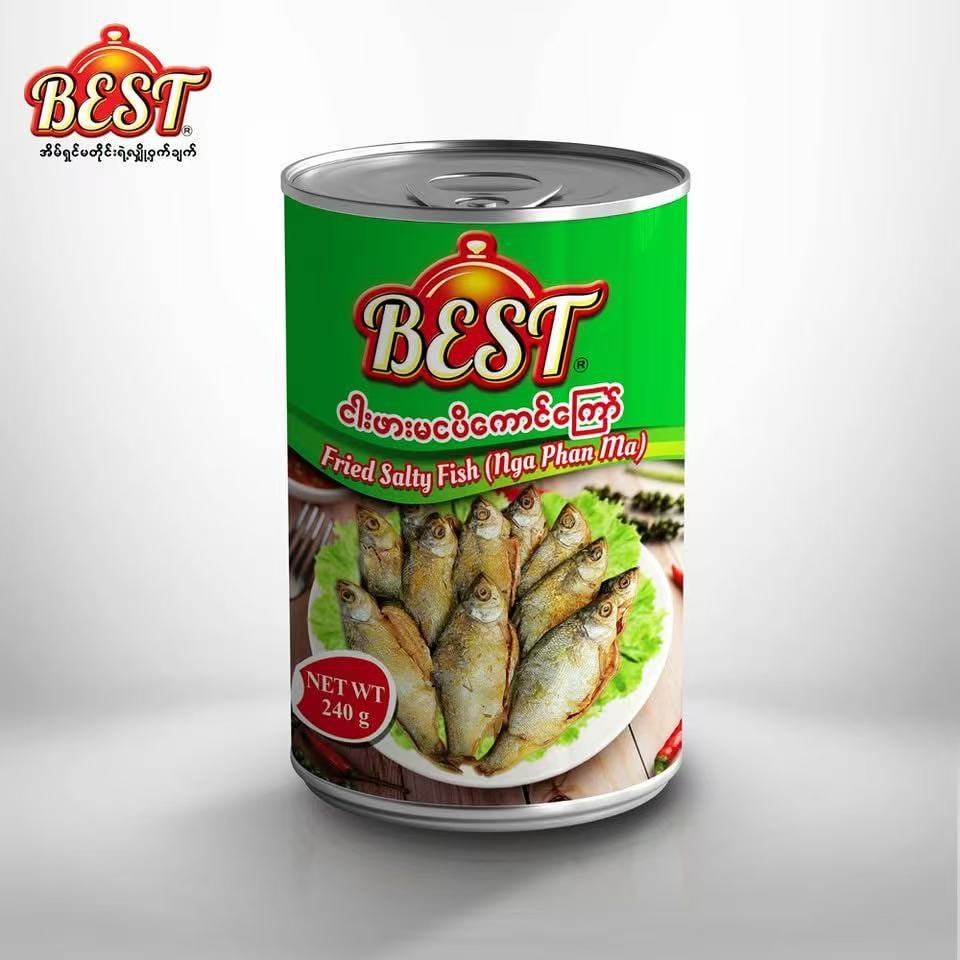 BEST ငါးဖားမ ငါးပိကောင်ကြော် (190g)